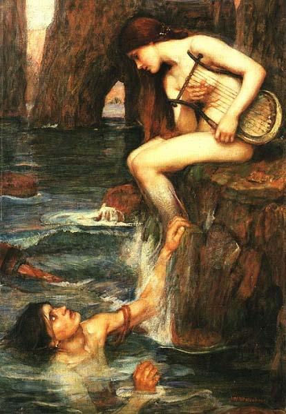 John William Waterhouse The Siren oil painting picture